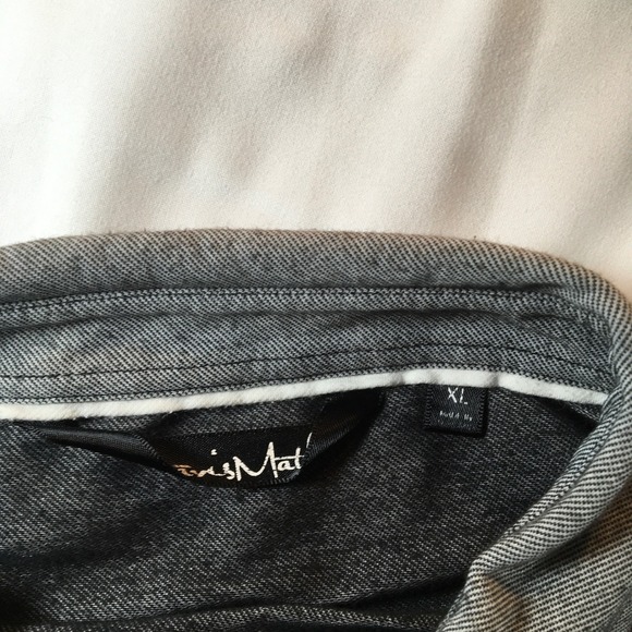 TravisMathew Polo Shirt Moisture Wicking Golf Casual Gray XL - Picture 6 of 7